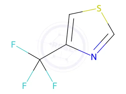 Chemical structure of 4-(trifluoromethyl)-1,3-thiazole