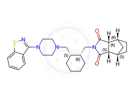 Chemical structure of Lurasidone Hydrochloride Impurity 104