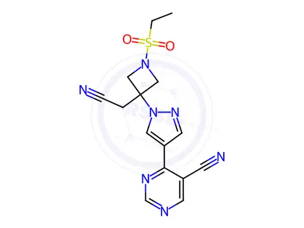 Chemical structure of Baricitinib Impurity G