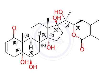 Chemical structure of Withanolide S