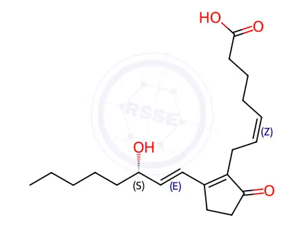 Chemical structure of Alprostadil Impurity 38 (Prostaglandin B2)