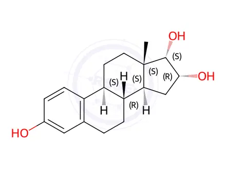 Chemical structure of Estriol EP Impurity E