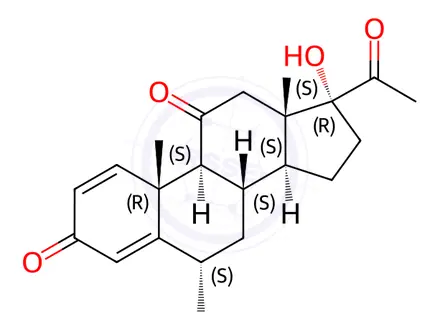 Chemical structure of Methylprednisolone Impurity 64