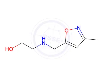 Chemical structure of Ethanol, 2-[[(3-methyl-5-isoxazolyl)methyl]amino]-(9CI)