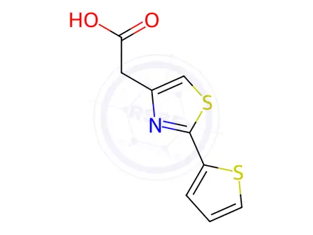 Chemical structure of [2-(2-Thienyl)-1,3-thiazol-4-yl]acetic acid