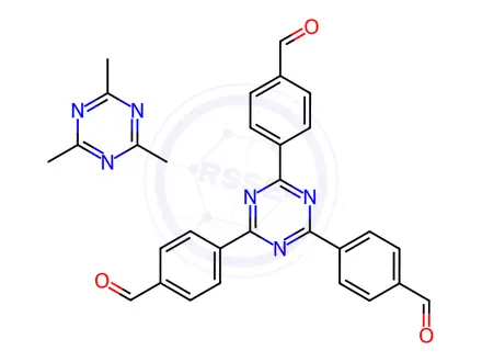 Chemical structure of TTO-COF