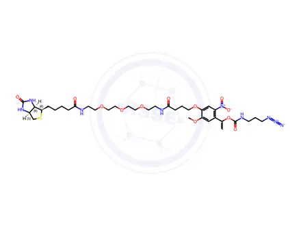 Chemical structure of PC Biotin-PEG3-azide