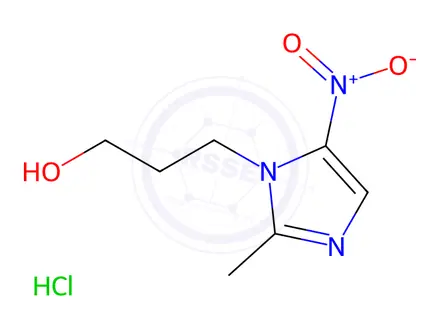 Chemical structure of Ternidazole hydrochloride
