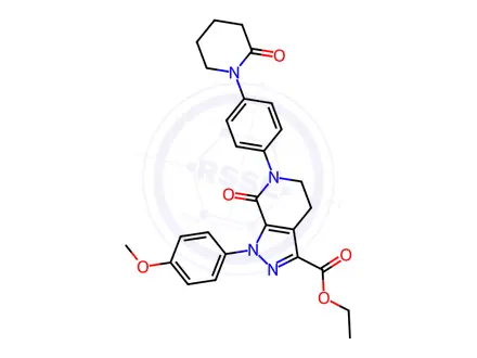 Chemical structure of Apixaban Impurity C
