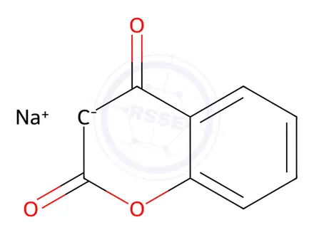 Chemical structure of Warfarin Impurity A