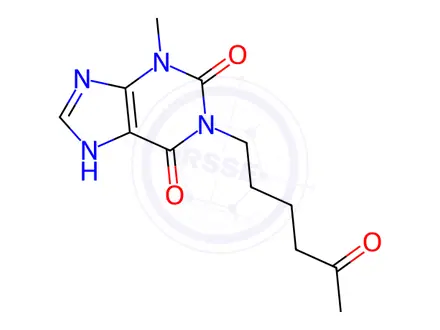Chemical structure of Pentoxifylline Impurity 32