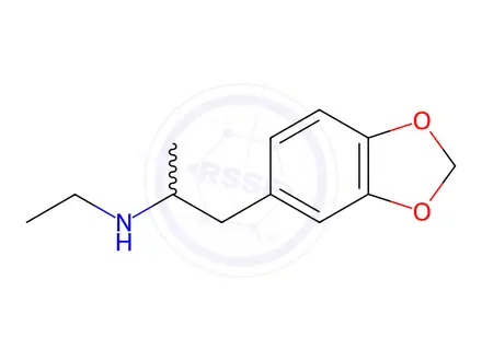 Chemical structure of Methylenedioxyethylamphetamine
