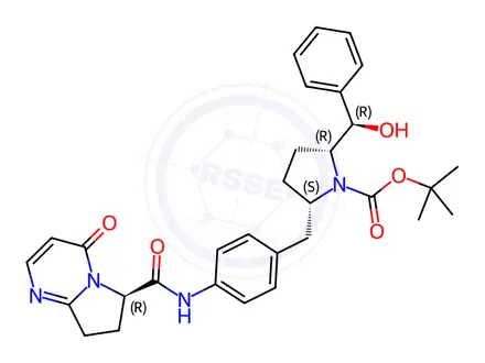 Chemical structure of Vibegron Impurity 105