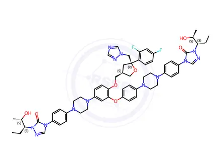 Chemical structure of Posaconazole Impurity 65