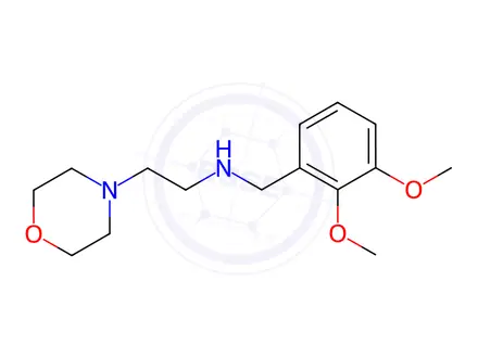 Chemical structure of N-(2,3-Dimethoxybenzyl)-2-morpholin-4-ylethanamine dihydrochloride