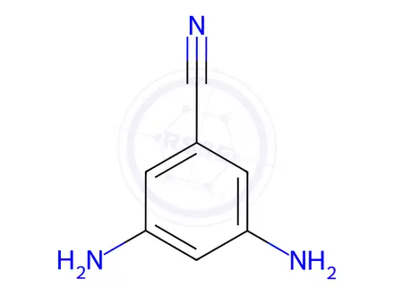 Chemical structure of 3,5-DIAMINOBENZONITRILE