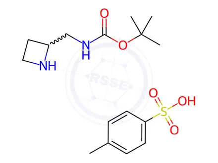 Chemical structure of Azetidin-2-ylmethyl-carbamic acid tert-butyl ester tosylate
