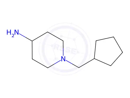Chemical structure of 1-(CyclopentylMethyl)piperidin-4-aMine dihydrochloride