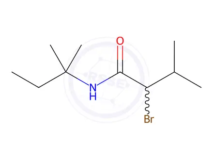 Chemical structure of 2-Bromo-3-methyl-n-(2-methylbutan-2-yl)butanamide