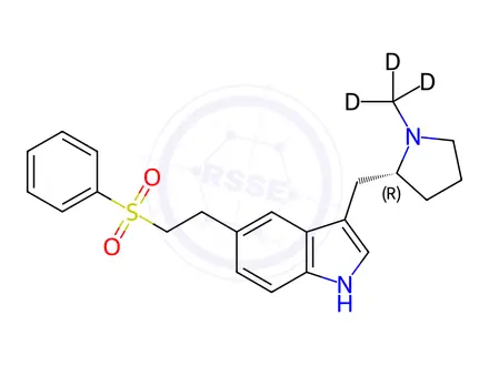 Chemical structure of Eletriptan-d3