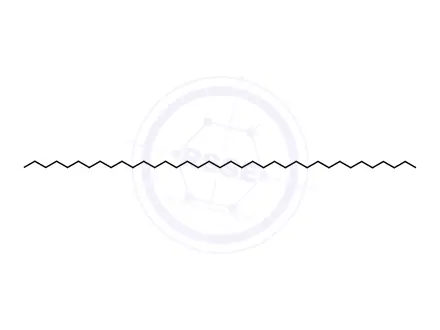 Chemical structure of n-Heptatriacontane