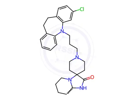 Chemical structure of Mosapramine