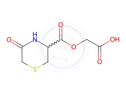 Chemical structure of Carbocisteine Impurity 10