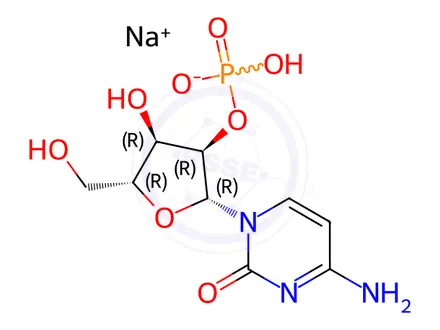 Chemical structure of Cytidine 2'-monophosphate