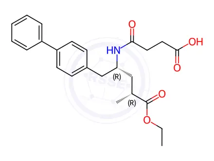 Chemical structure of LCZ696(valsartan + sacubitril) impurity 44