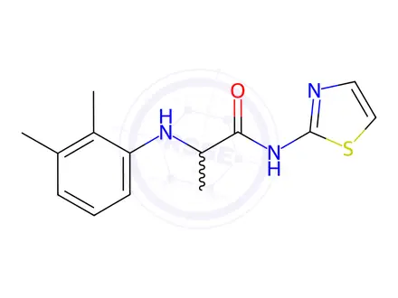 Chemical structure of 2-(2,3-Dimethyl-phenylamino)-N-thiazol-2-yl-propionamide