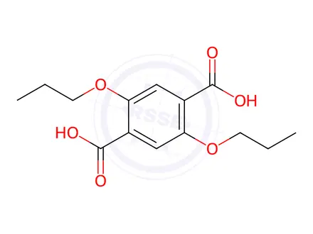 Chemical structure of 2,5-Dipropoxy-1,4-benzenedicarboxylic acid