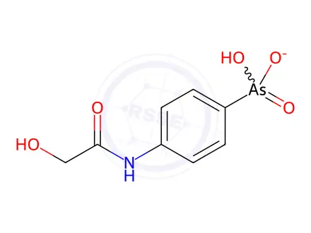 Chemical structure of glycobiarsol