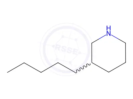 Chemical structure of 3-Pentylpiperidine hydrochloride