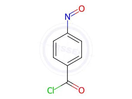 Chemical structure of Benzoyl chloride, 4-nitroso-(9CI)