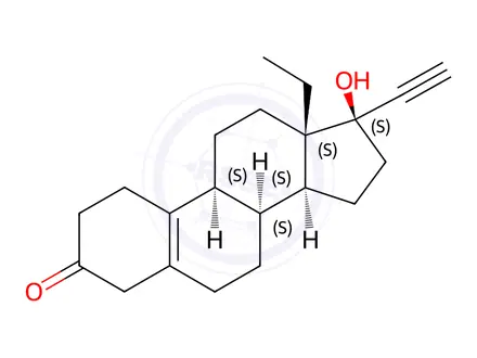 Chemical structure of rac 8α-[Δ-5(10)]-Norgestrel