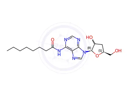Chemical structure of Cordycepin Impurity 2
