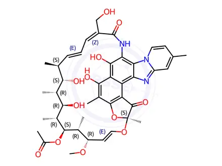 Chemical structure of Rifaximin EP Impurity H