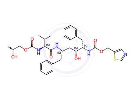 Chemical structure of Ritonavir Impurity 65