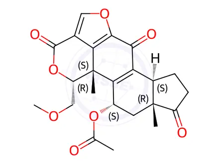 Chemical structure of Wortmannin Impurity 2