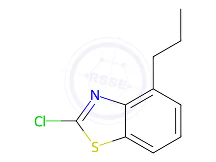 Chemical structure of Benzothiazole, 2-chloro-4-propyl-(9CI)
