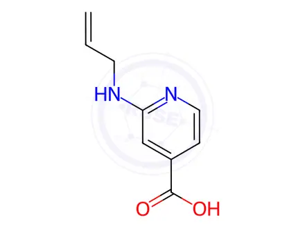 Chemical structure of 2-(Allylamino)isonicotinic Acid