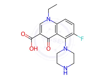 Chemical structure of Norfloxacin Impurity 16