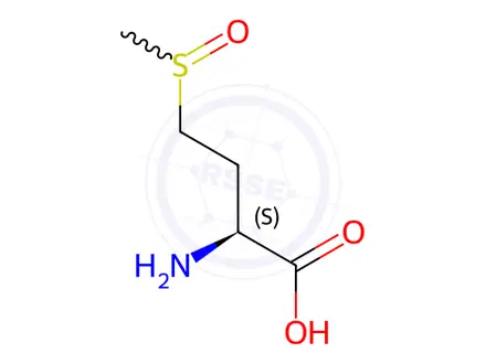 Chemical structure of Methionine Impurity 1