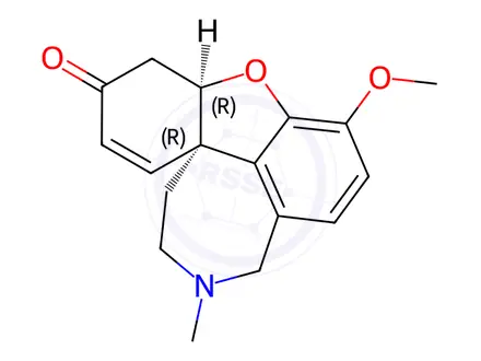 Chemical structure of Galantamine Impurity 11 ((+)-Narwedine)