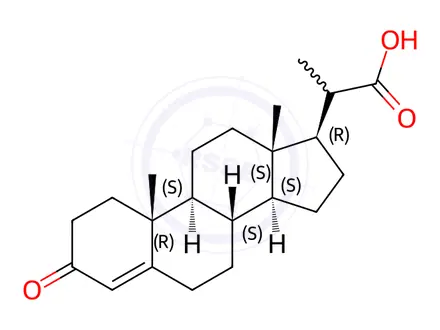 Chemical structure of Progesterone Impurity 29