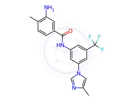 Chemical structure of Nilotinib Impurity 20