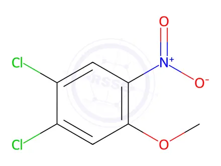 Chemical structure of 1,2-Dichloro-4-methoxy-5-nitrobenzene
