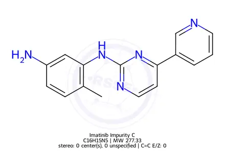 Chemical structure of Imatinib EP Impurity F