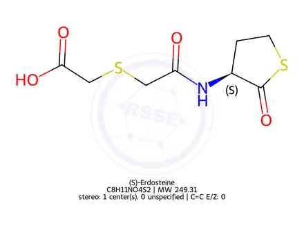 Chemical structure of Erdosteine Impurity 5 ((S)-Erdosteine)