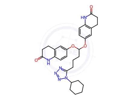 Chemical structure of Cilostazol